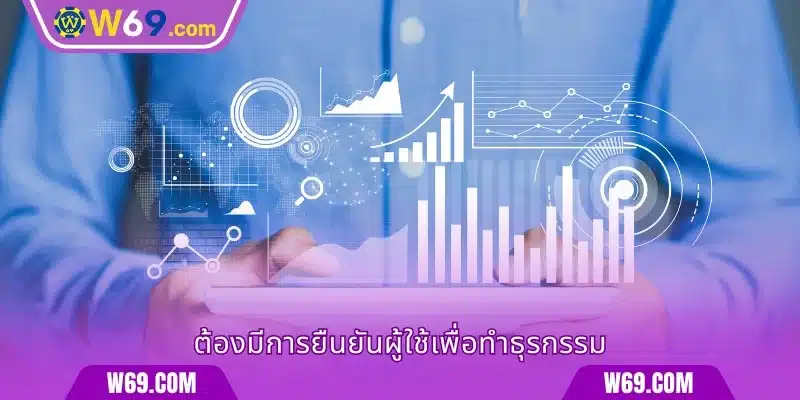 ต้องมีการยืนยันผู้ใช้เพื่อทำธุรกรรม