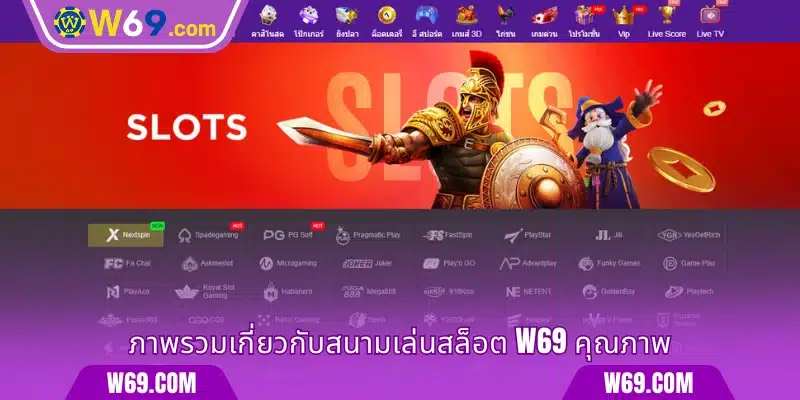 ภาพรวมเกี่ยวกับสนามเล่นสล็อต W69 คุณภาพ